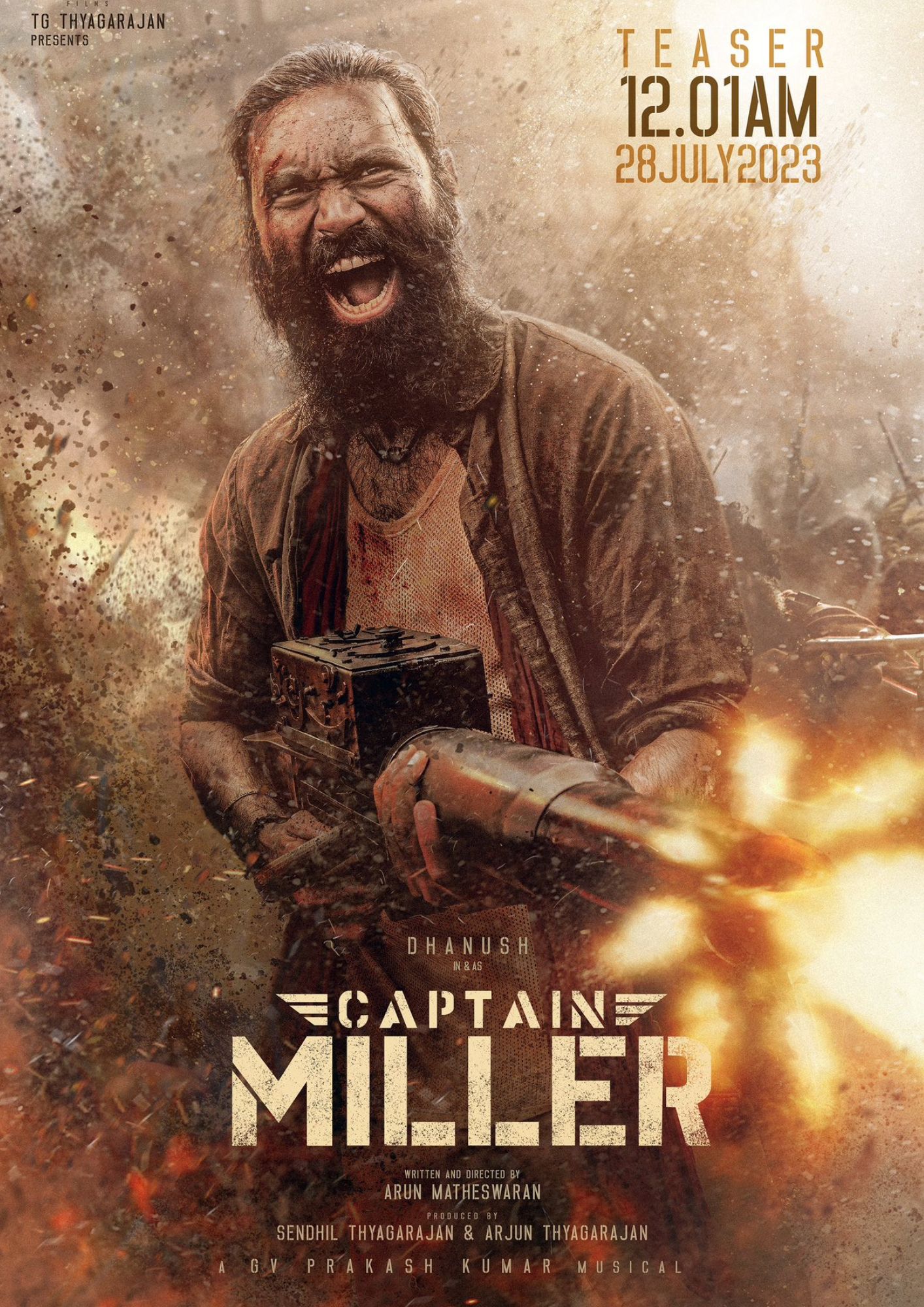 Dhanush Captain Miller Movie OTT Release Date – OTT Platform Name
